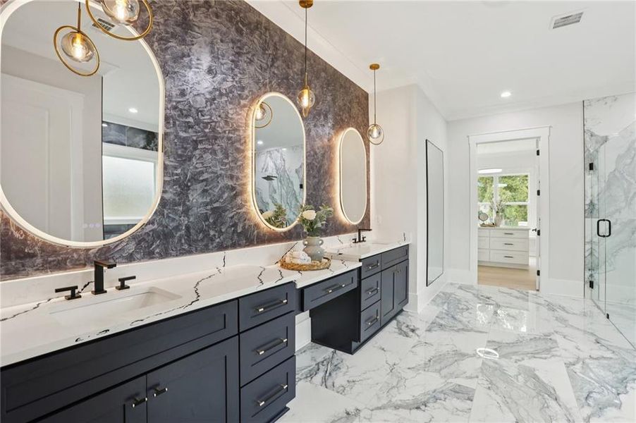 Furnished interior view inside a new home in , Lawrenceville (Image 18).
