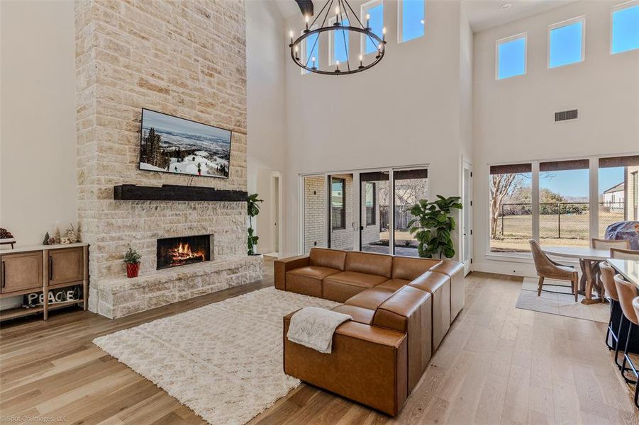 Furnished interior view inside a new home in , Heath (Image 7).