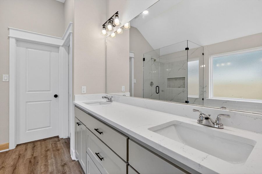 Furnished interior view inside a new home in , Snook (Image 11).