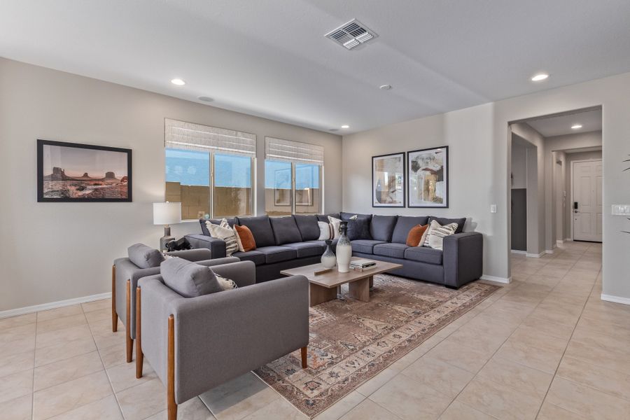 Furnished interior view inside a new home in Rancho Mercado, Surprise (Image 6).