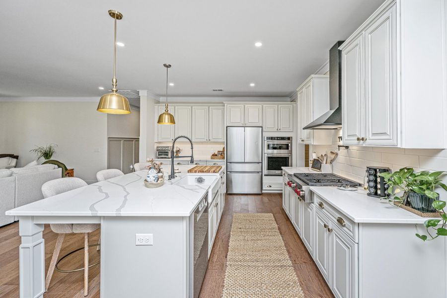 Furnished interior view inside a new home in , Awendaw (Image 31).