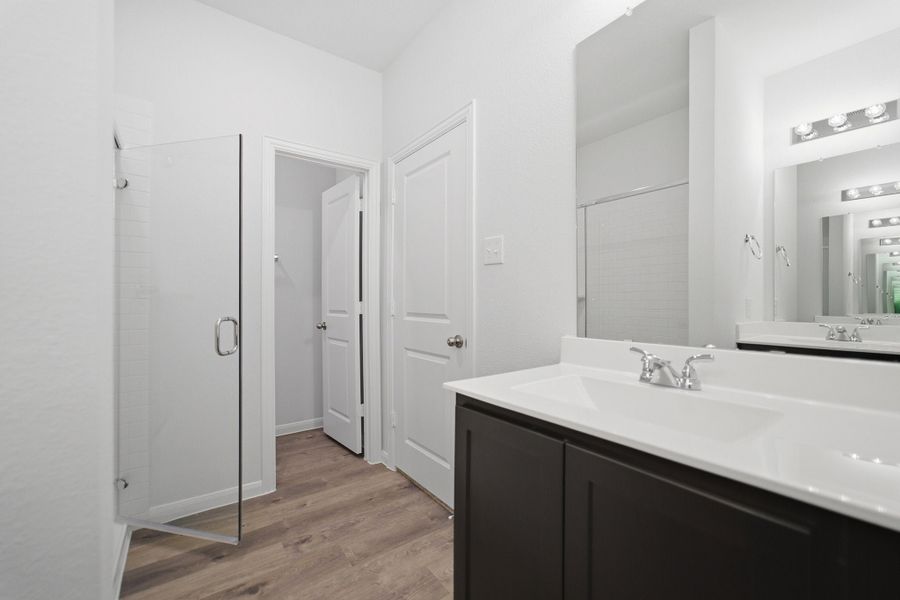 Furnished interior view inside a new home in Windrose Green, Angleton (Image 13).