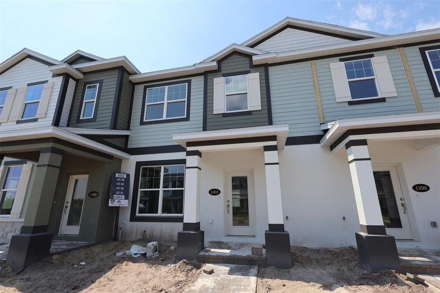 In-progress construction of a new home in Center Lake on the Park, St. Cloud, FL (Image 17).