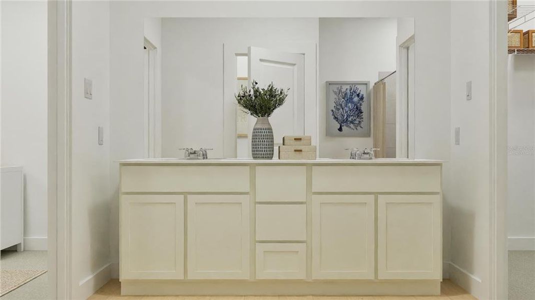 Furnished interior view inside a new home in Meadow Pointe, Groveland (Image 12).
