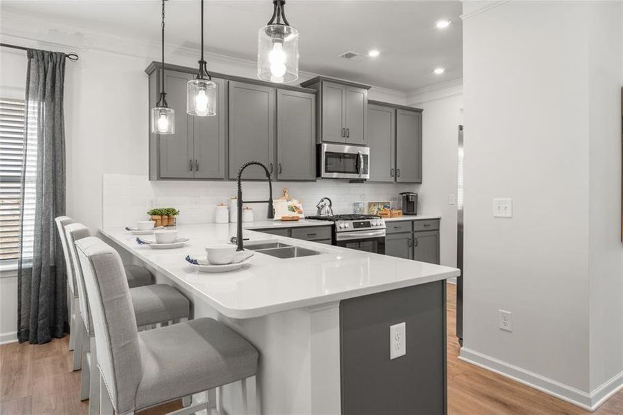 Furnished interior view inside a new home in Laurel Creek, Calhoun (Image 7).