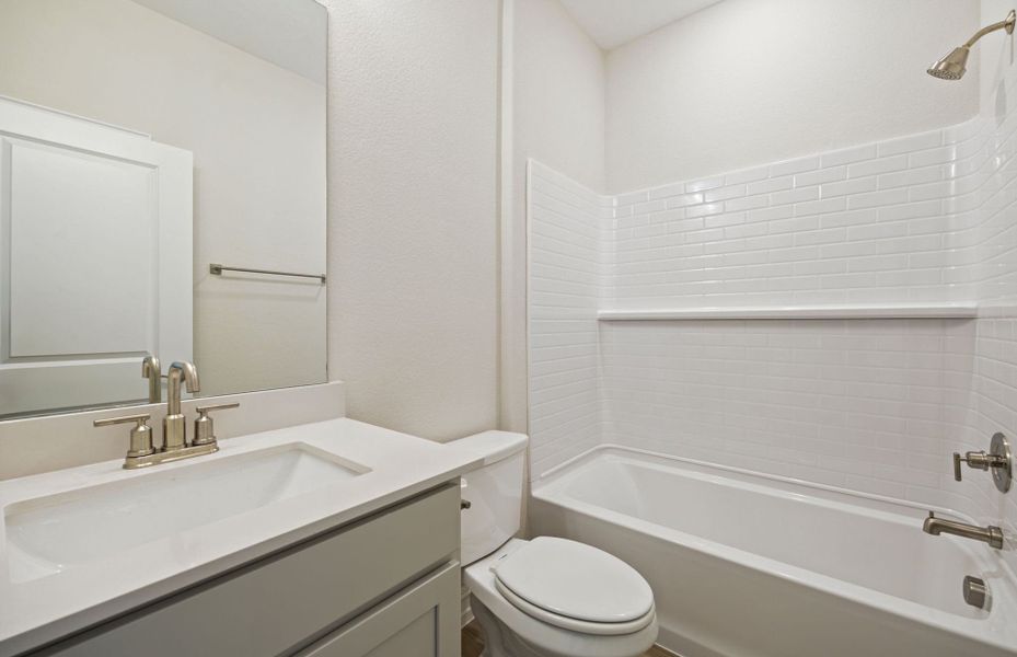 Furnished interior view inside a new home in Rosemary Fields, Godley (Image 5).