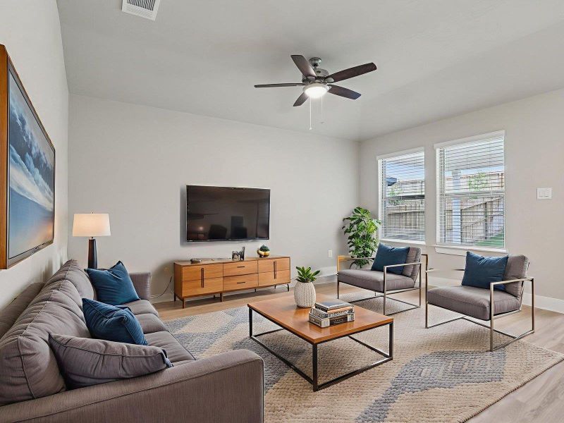 Photo is not of the actual home, but is an inspirational photo of builder’s model home and may depict options, furnishings, and/or decorator features that are not included
