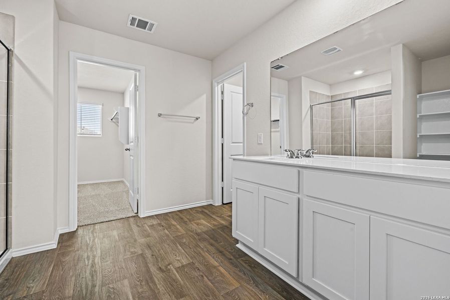 Furnished interior view inside a new home in Redbird Ranch, San Antonio (Image 9).
