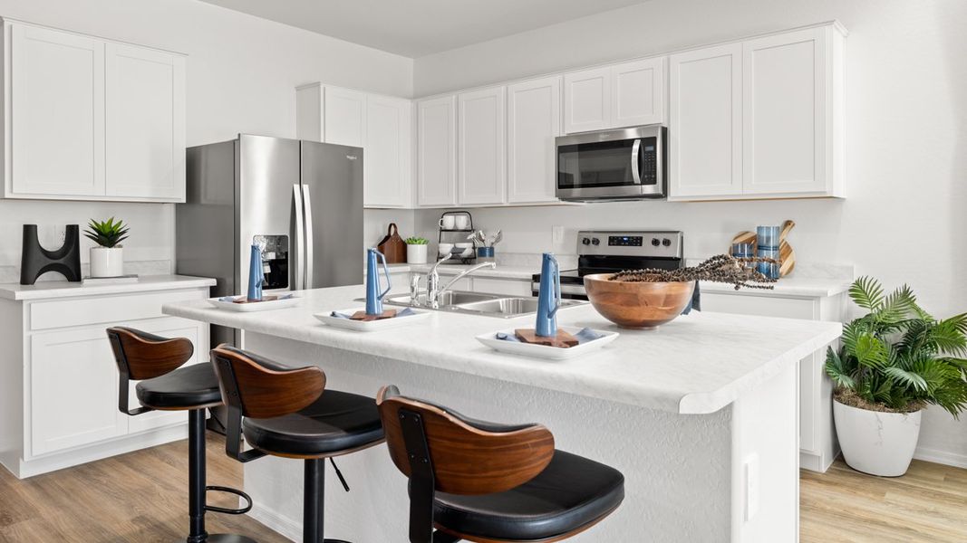 Furnished interior view inside a new home in Rio Rancho Estates, Wittmann (Image 7).