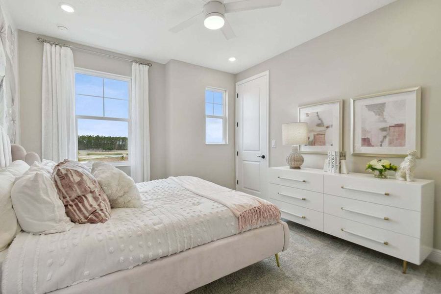 Furnished interior view inside a new home in Tamarack at Two Rivers, Zephyrhills (Image 16). Furnished interior view inside a new home in Tamarack at Two Rivers, Zephyrhills (Image 16).