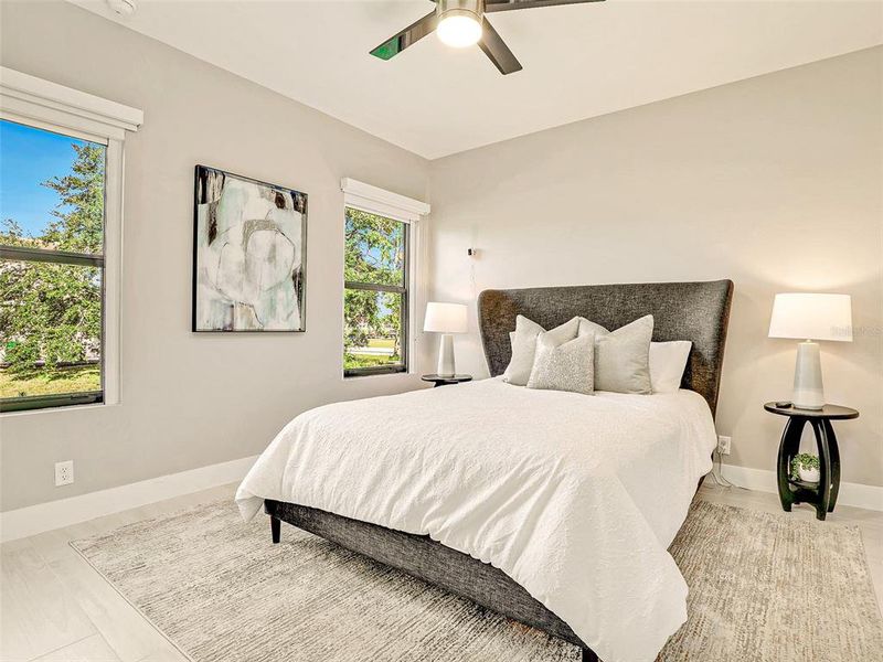 Staged model home photo