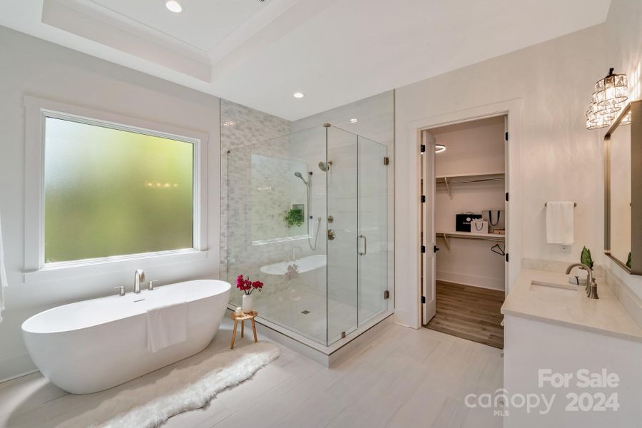 Furnished interior view inside a new home in , Charlotte (Image 36).