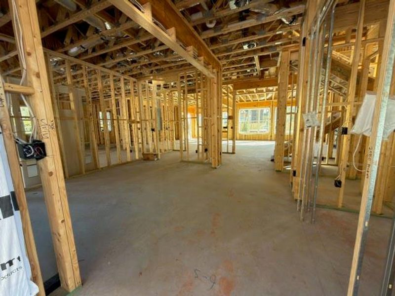 In-progress construction of a new home in , Marietta, GA (Image 12).