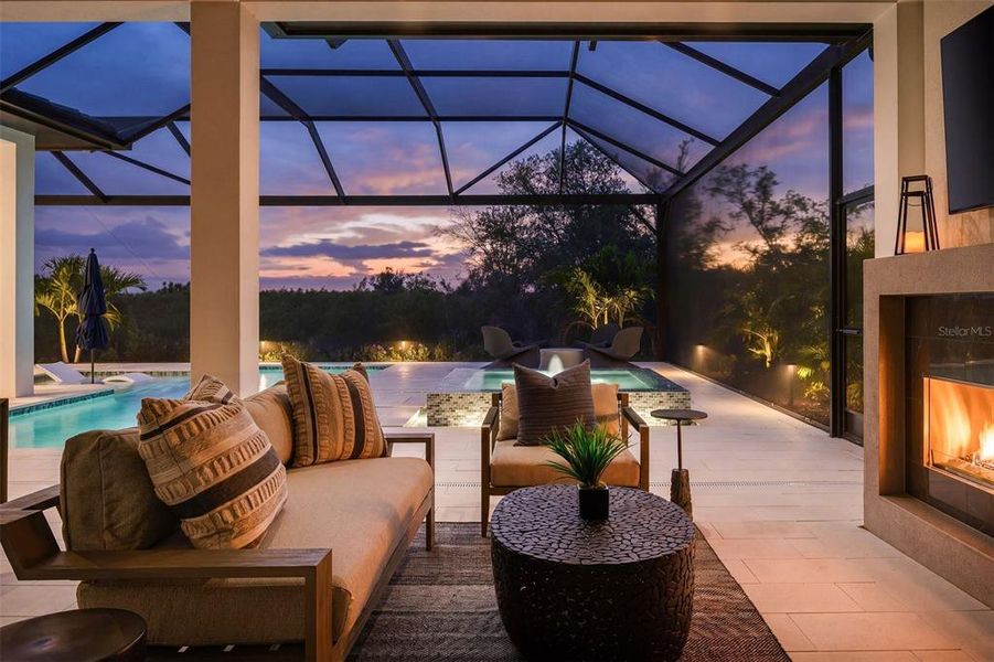 Exterior details and patio area of a home in , Sarasota (Image 16).