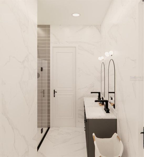 Furnished interior view inside a new home in , North Port (Image 24).