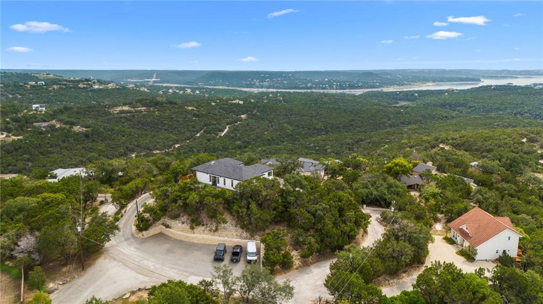 100% privacy on this hill, one of the highest vantage points with views BIG views of Lake Travis