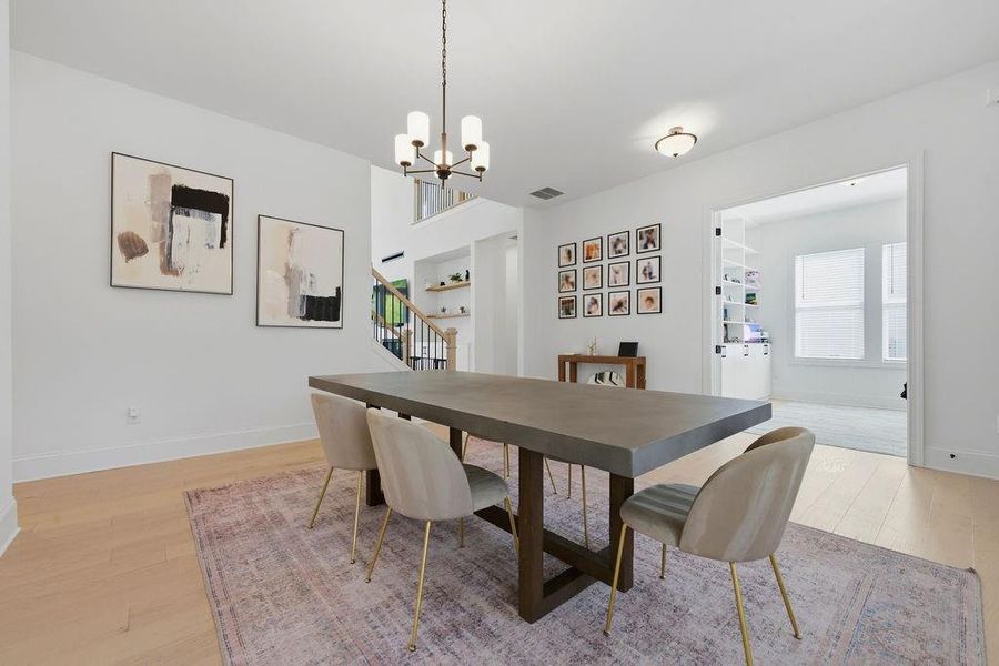 Furnished interior view inside a new home in , Woodstock (Image 10).