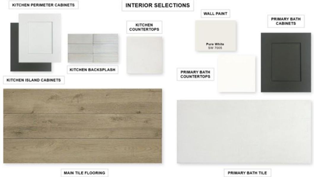 Sample of building materials used in homes in The Grand Prairie, Hockley (Image 7).