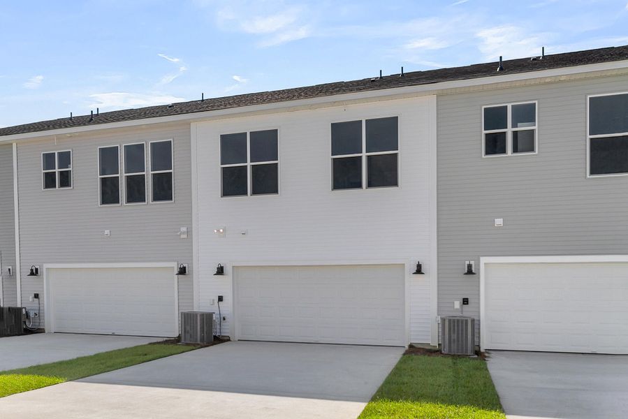 Exterior details and patio area of a home in Six Oaks, Summerville (Image 3).
