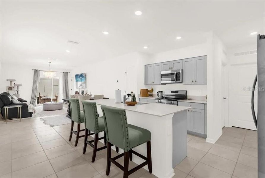 Furnished interior view inside a new home in Lawson Dunes, Haines City (Image 4).
