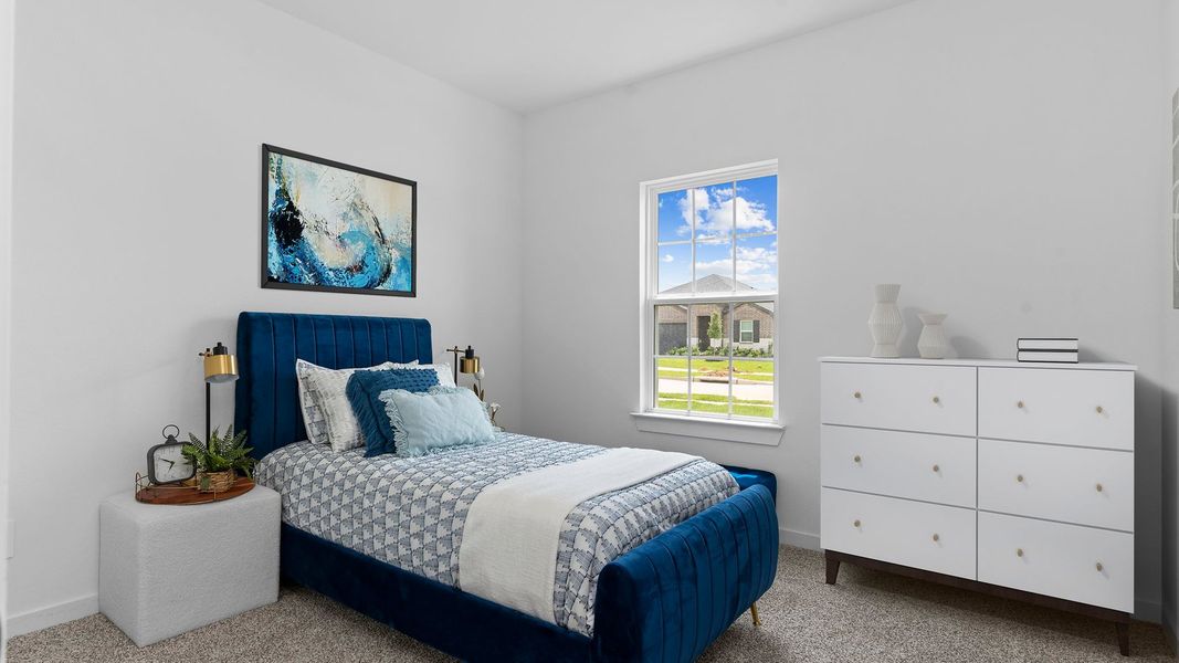 Furnished interior view inside a new home in Tamarron, Fulshear (Image 42).