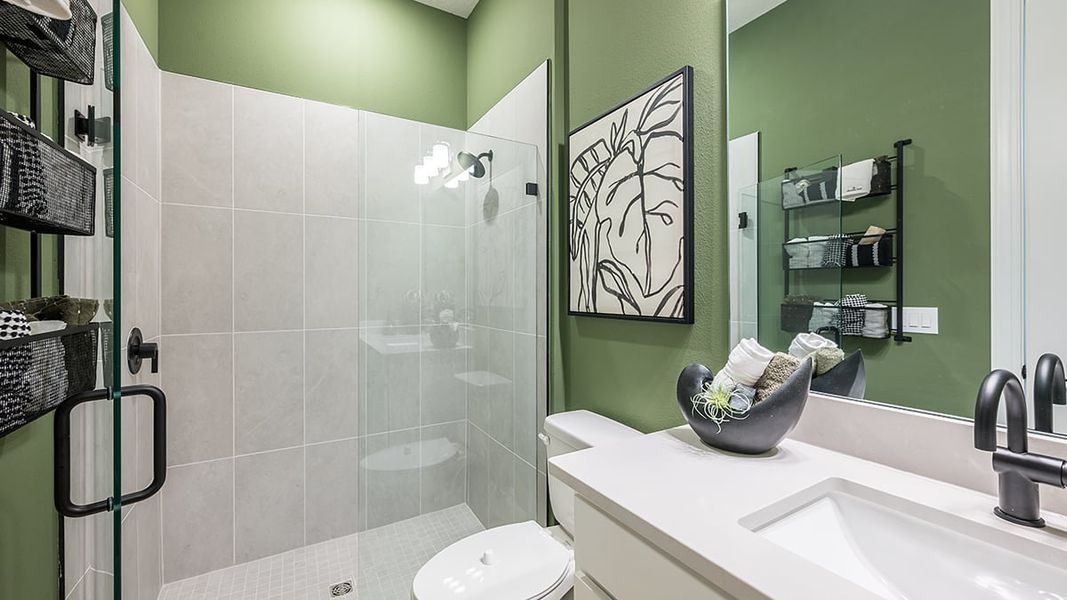 Representative furnished interior of a home built from the Pallazio II by Taylor Morrison in Center Lake Ranch Community Group Page, St. Cloud (Image 17).