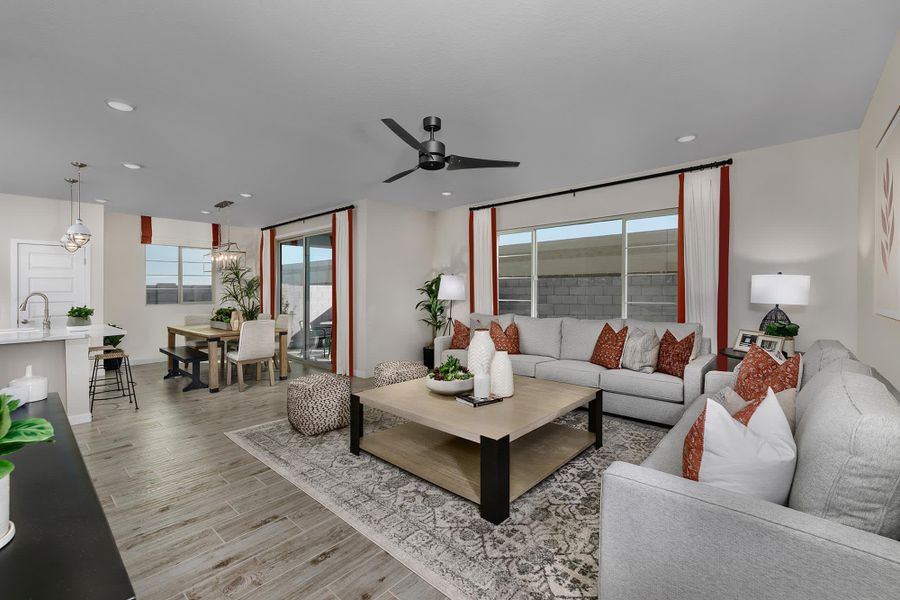 Great Room | Wilson | Rev at Eastmark | Mesa, AZ | Landsea Homes