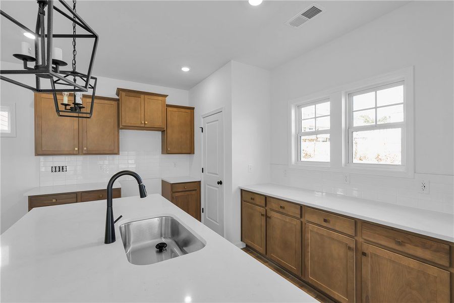 Furnished interior view inside a new home in Brownstone Park, Easley (Image 7).