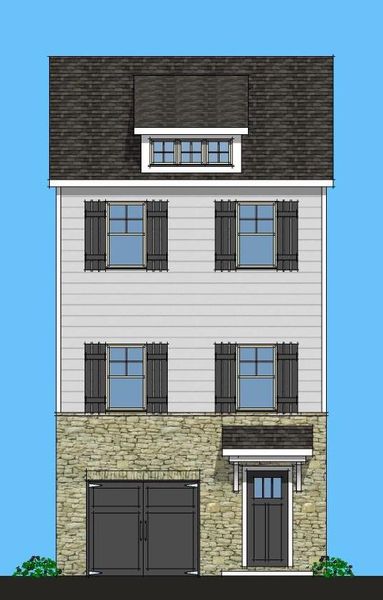 Representative rendering of the exterior for the Bordeaux by Rocklyn Homes (Image 6). Representative rendering of the exterior for the Bordeaux by Rocklyn Homes (Image 6).
