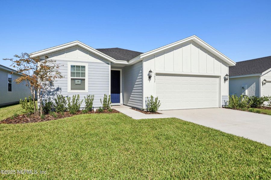 Exterior details and patio area of a home in Lakes at Bella Lago - Signature Series, Green Cove Springs (Image 22). Exterior details and patio area of a home in Lakes at Bella Lago - Signature Series, Green Cove Springs (Image 22).
