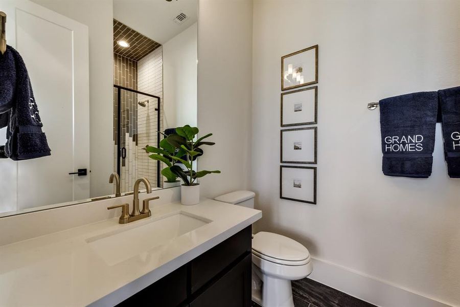 Furnished interior view inside a new home in Buffalo Ridge, Celina (Image 5). Furnished interior view inside a new home in Buffalo Ridge, Celina (Image 5).