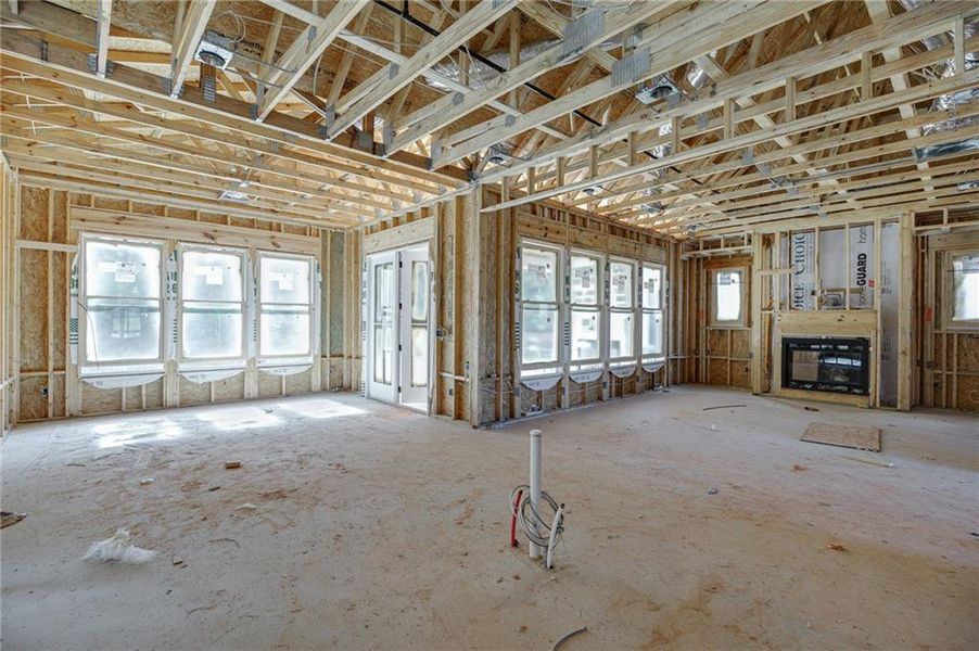 In-progress construction of a new home in , Statham, GA (Image 8).