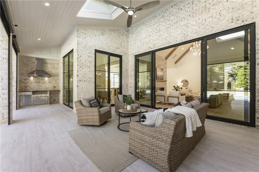 Exterior details and patio area of a home in , Alpharetta (Image 4).