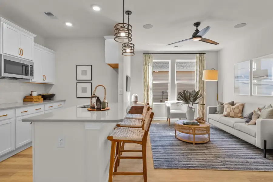 Representative furnished interior of a home built from the The Seashore by Chesapeake Homes in Coastal Club of the Carolinas, Calabash (Image 5).