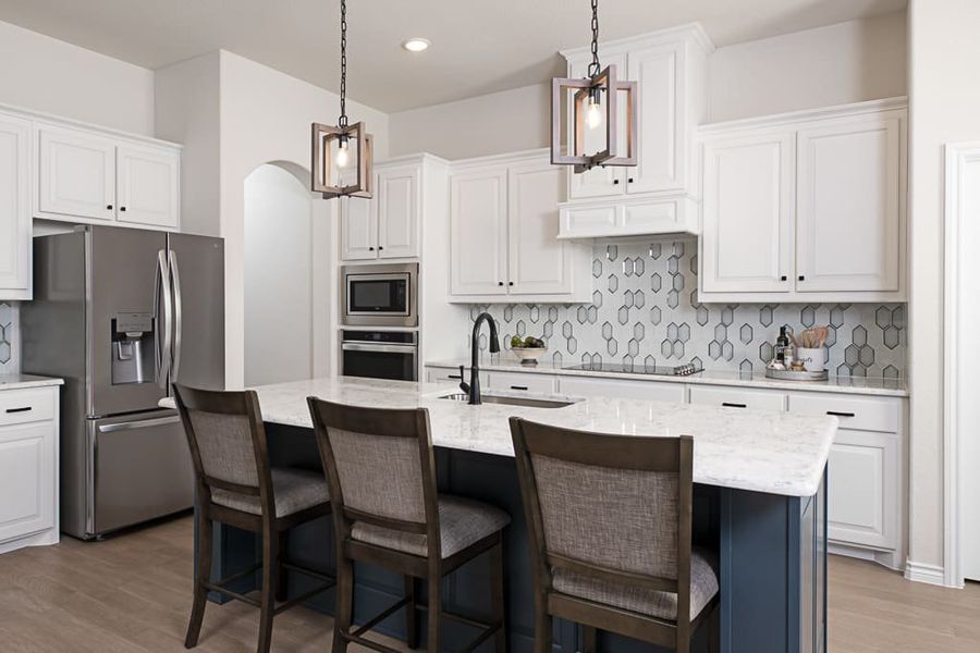 Furnished interior view inside a new home in Oak Hills, Burleson (Image 12).