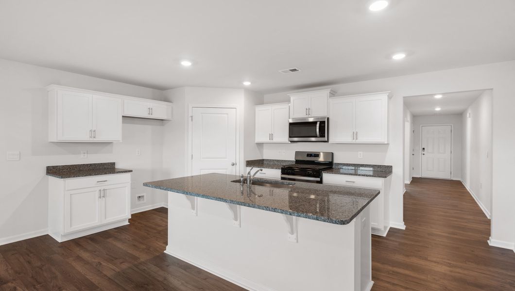 Furnished interior view inside a new home in Lightwood Cottages, Moore (Image 9).