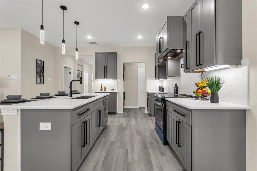 Furnished interior view inside a new home in , Gun Barrel City (Image 30).
