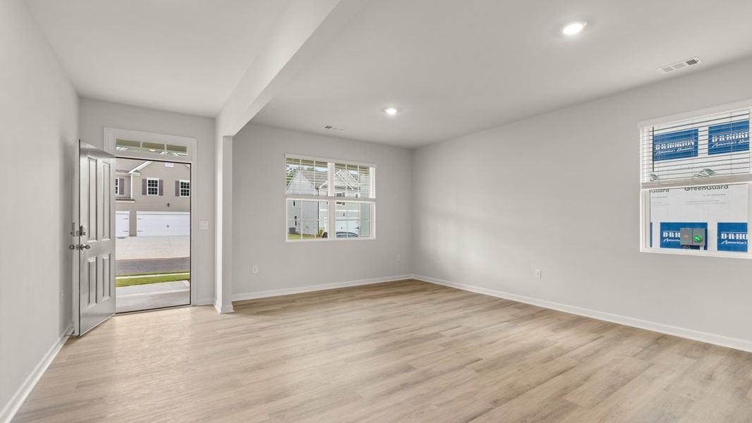 Representative unfurnished interior of a home built from the Mansfield by D.R. Horton in Liberty Crossing, Braselton (Image 21).
