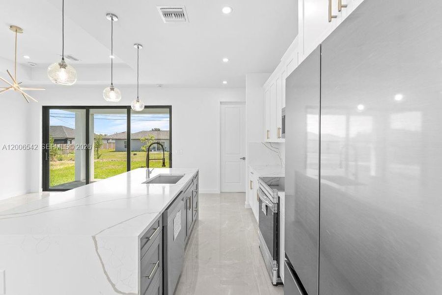Furnished interior view inside a new home in , Cape Coral (Image 7).