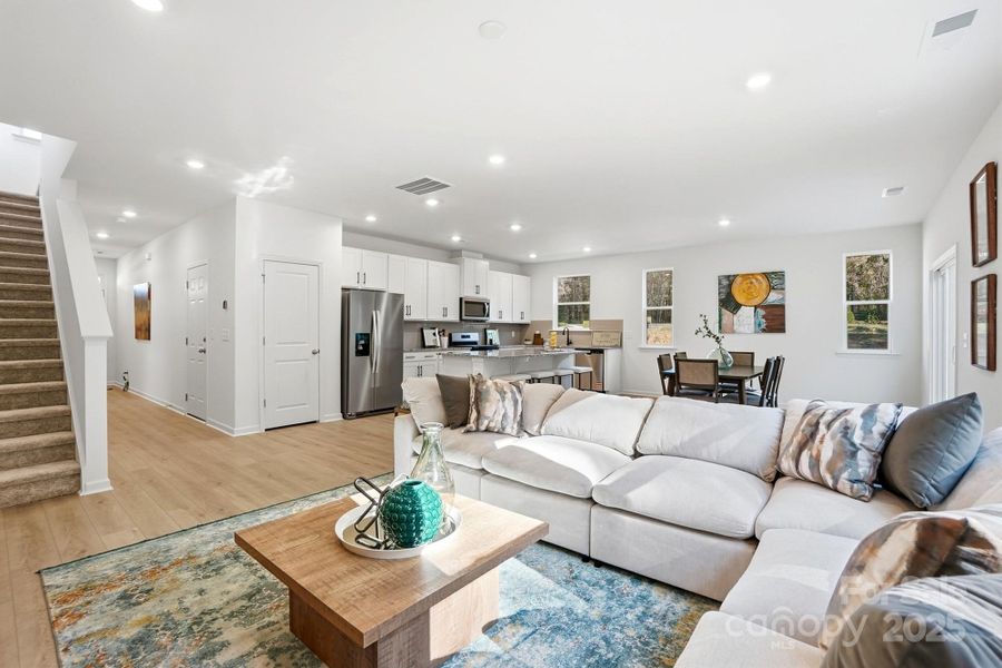 Furnished interior view inside a new home in Bellina, York (Image 10).