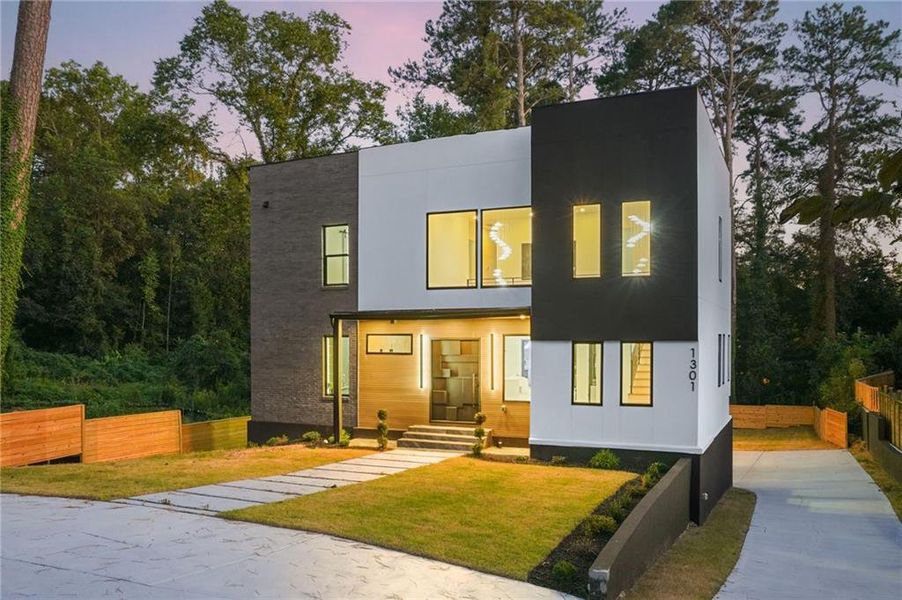 Front exterior of a new home in , Atlanta, GA, highlighting curb appeal (Image 34).