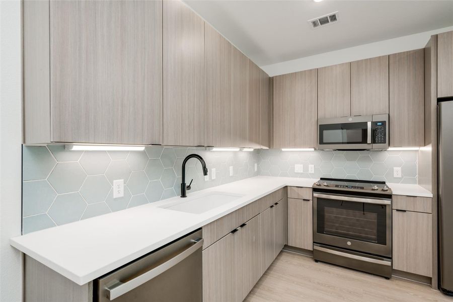 Furnished interior view inside a new home in , Austin (Image 7). Furnished interior view inside a new home in , Austin (Image 7).