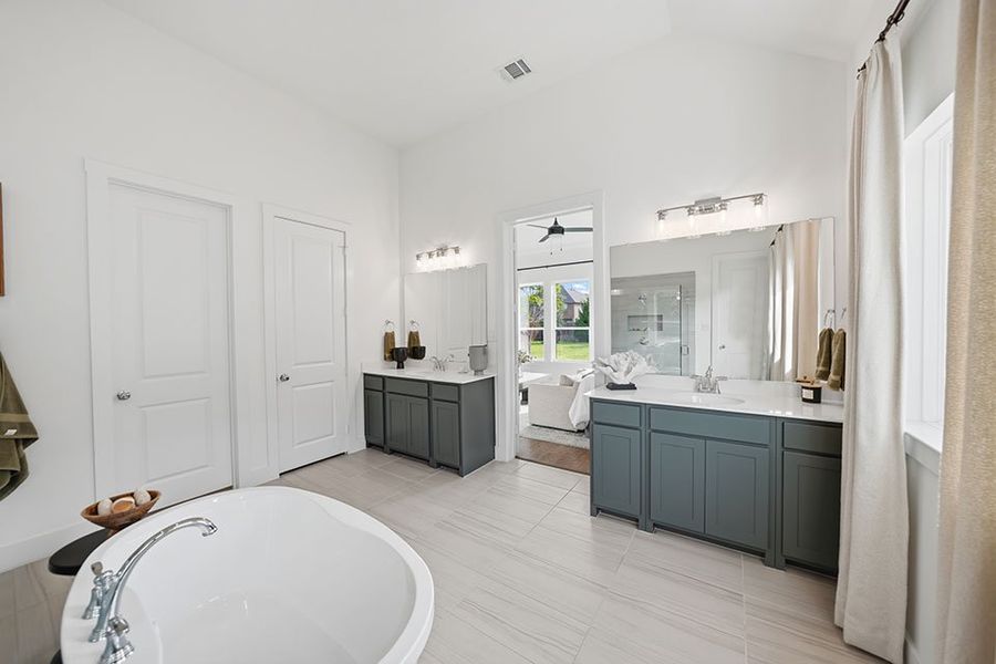 Furnished interior view inside a new home in Devonshire, Forney (Image 24).