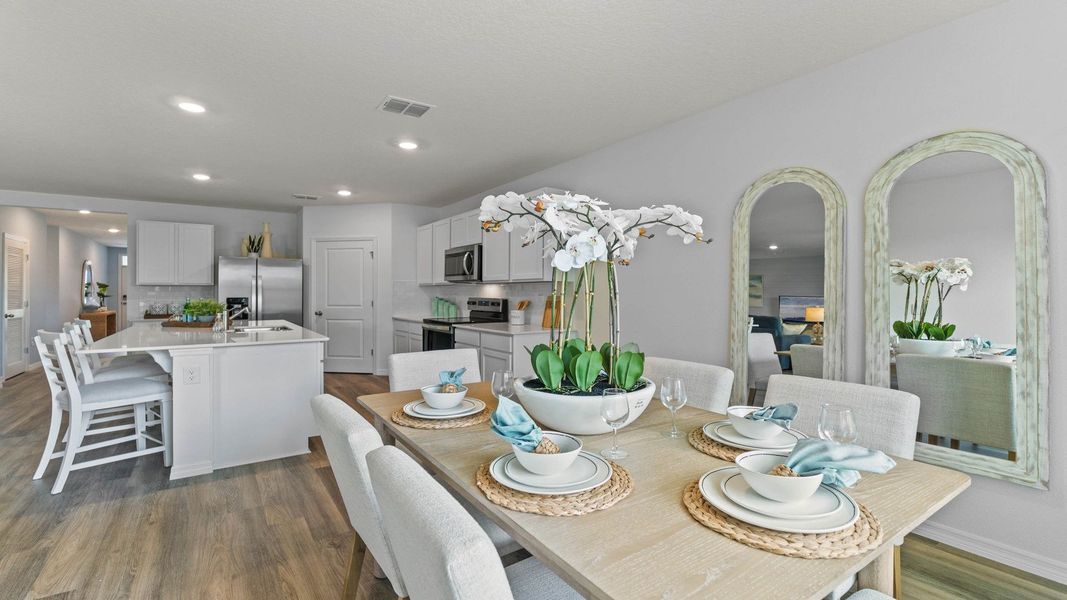 Furnished interior view inside a new home in Fountain View, Ormond Beach (Image 4).