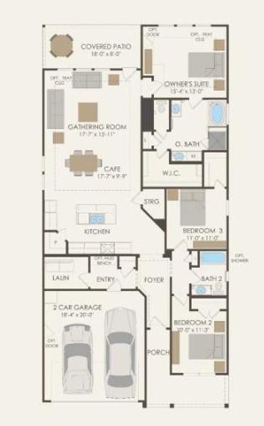 Pulte Homes, Oakmont/F floor plan Pulte Homes, Oakmont/F floor plan