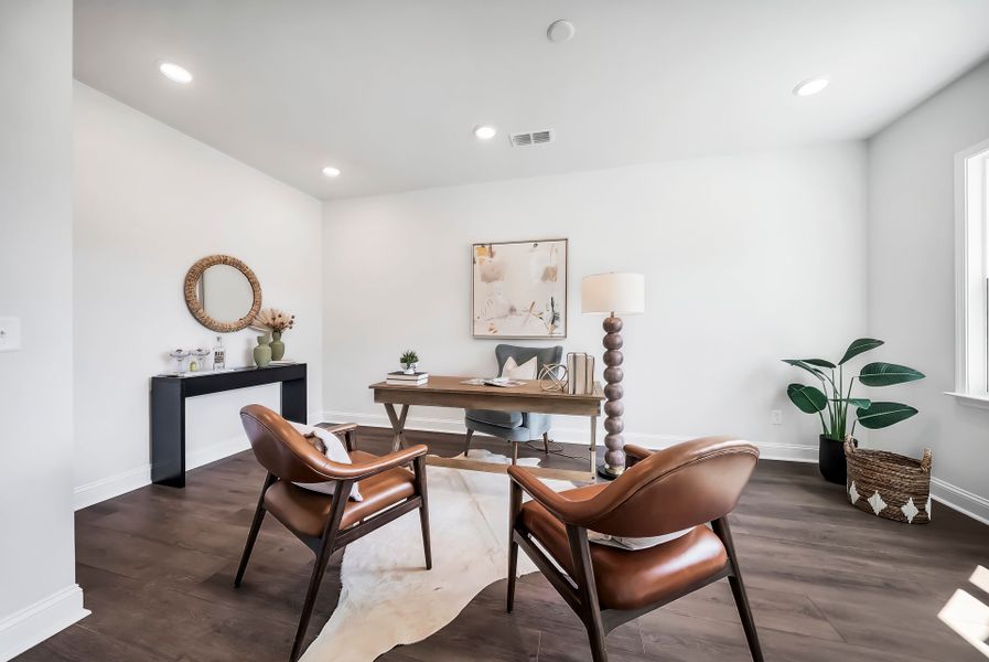 Furnished interior view inside a new home in Monroe Preserve, Chapin (Image 6).