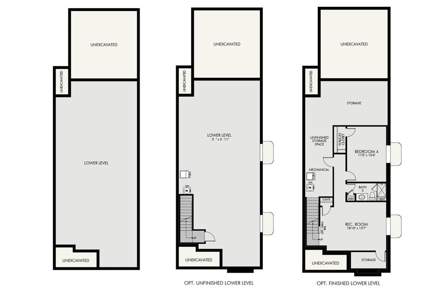 2D floor plan layout for the Telluride by Brightland Homes in Westerly, Erie, CO (Image 3).