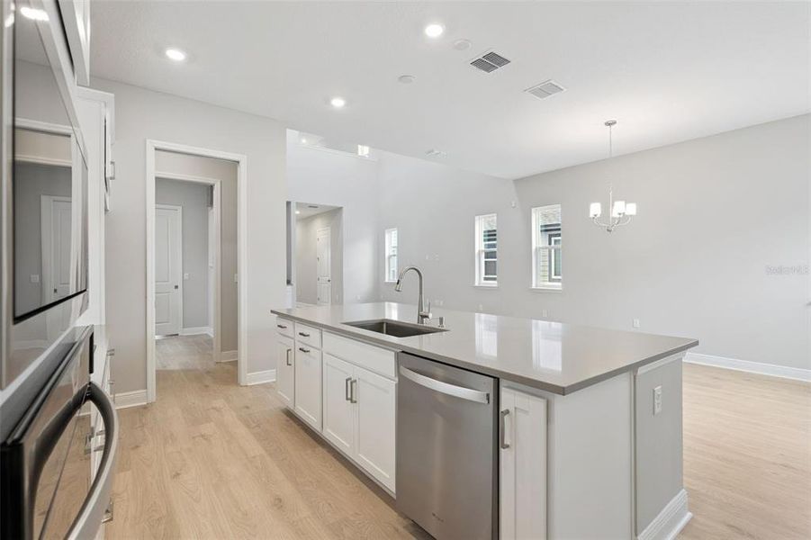 Furnished interior view inside a new home in Weslyn Park at Sunbridge, St. Cloud (Image 11).