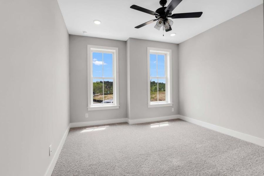 Spacious, unfurnished interior of a new home in Echo Park, Suwanee (Image 13). Spacious, unfurnished interior of a new home in Echo Park, Suwanee (Image 13).