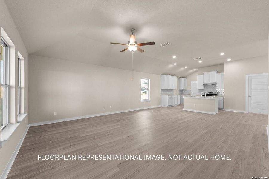 Spacious, unfurnished interior of a new home in Verano Farms, San Antonio (Image 12).